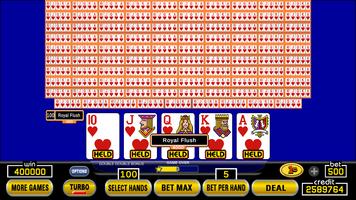 Hundred Play Draw Video Poker capture d'écran 1