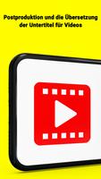 Übersetzer Videos - Untertitel Plakat