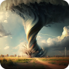 Tornado Video Live Wallpaper icône