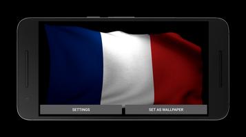 フランスのビデオライブ壁紙の旗 ポスター
