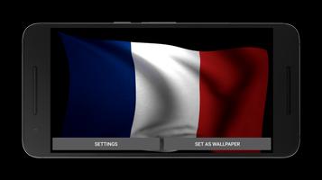 フランスのビデオライブ壁紙の旗 スクリーンショット 1