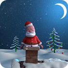 Funny Santa Claus 3D Wallpaper icon