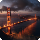 Golden Gate Live Wallpaper आइकन