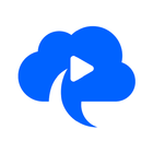 Icona Riunione cloud remota: videoconferenza, videochiam