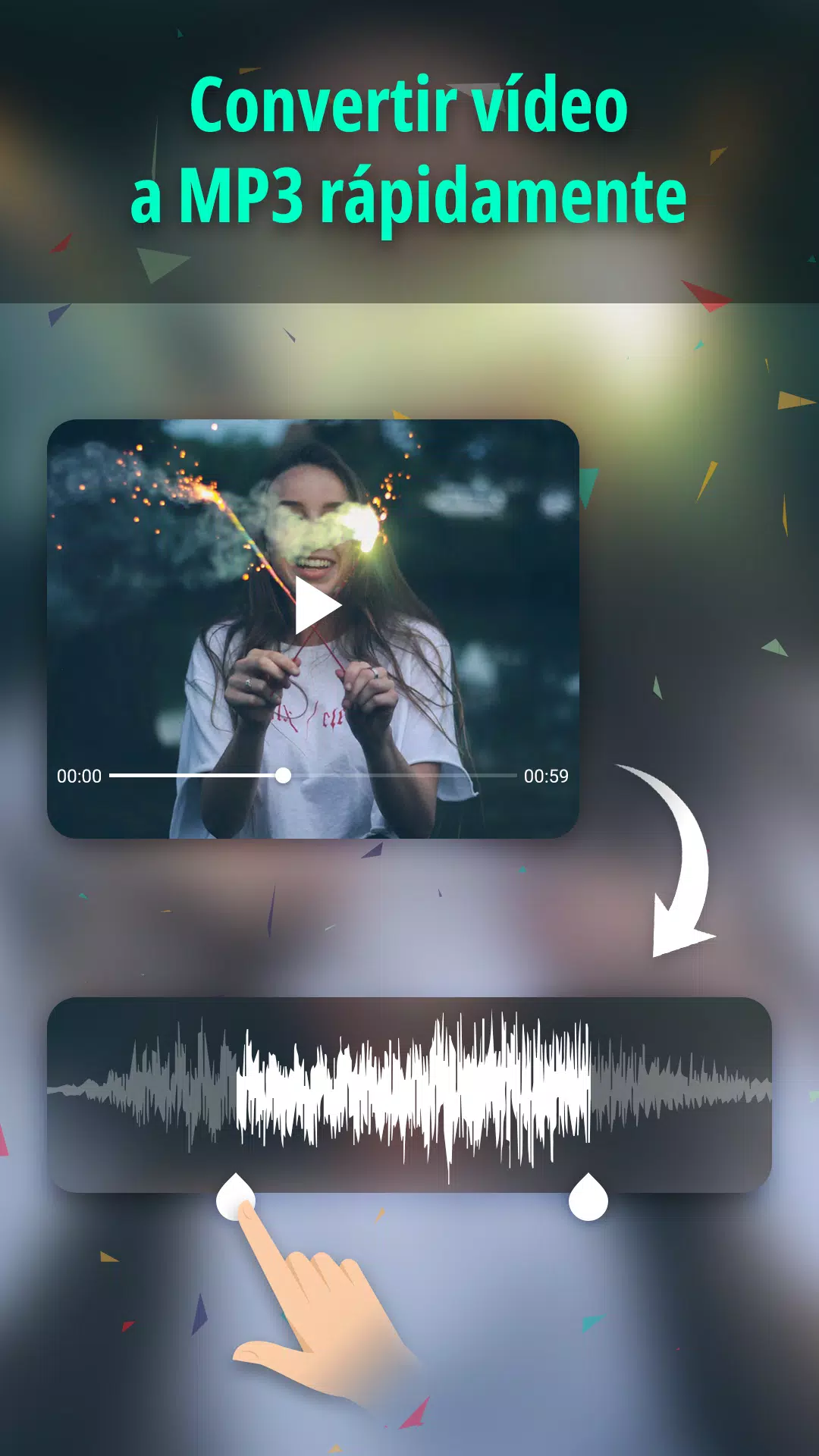 Descarga de APK de Convertidor De Videos A MP3 Y Cortar Musica para Android