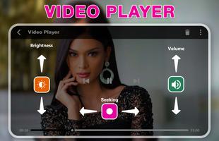 HD X Video Player الملصق