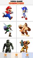 Video Game Characters Color by Number - Pixel Art capture d'écran 1