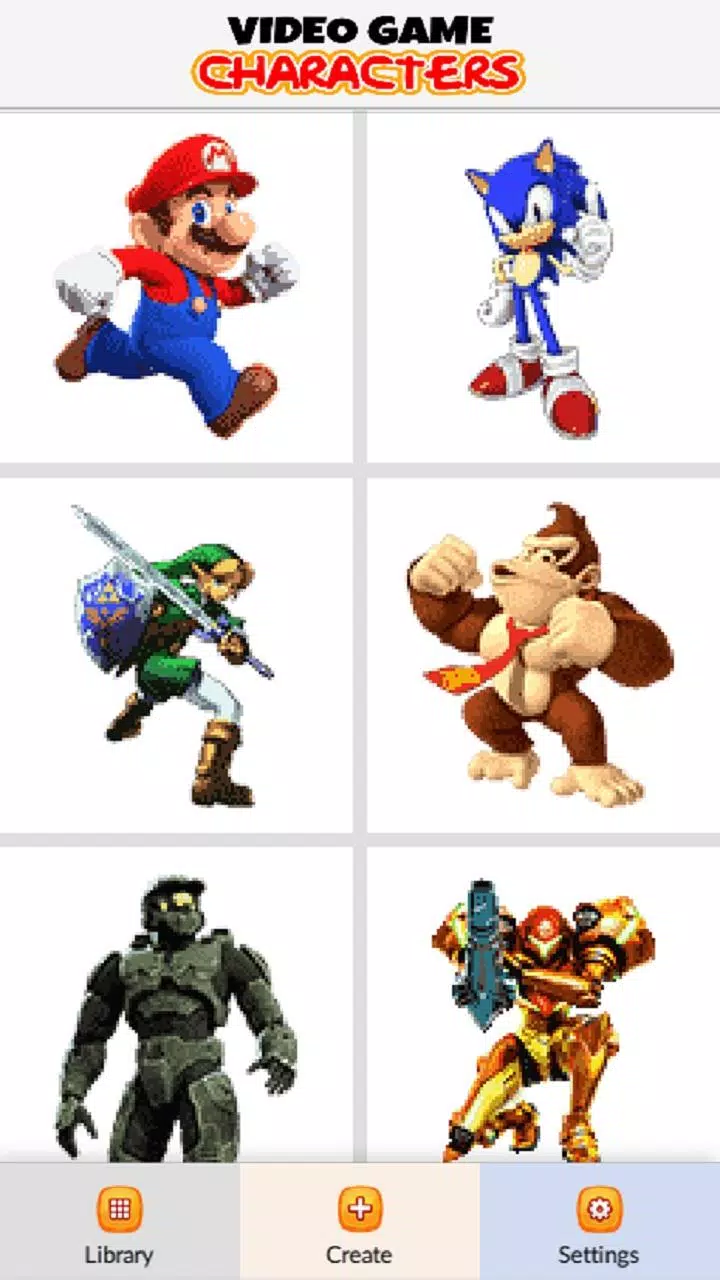 Video Game Characters Color by Number - Pixel Art APK for Android Download