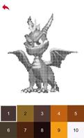 Video Game Characters Color by Number - Pixel Art capture d'écran 2