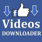 Video downloader for Facebook Lite أيقونة