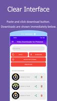 برنامه‌نما Video Downloader for Pin عکس از صفحه