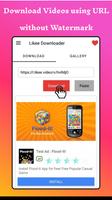 Video Downloader Likee - Like ảnh chụp màn hình 1