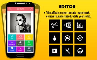 Video editor: mute, compressor স্ক্রিনশট 1