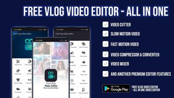 Free Vlog Video Editor Affiche