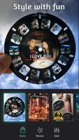 Anniversary video maker with s imagem de tela 1