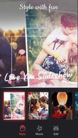 Lyrical Video Status Maker - Photo Video Maker imagem de tela 3