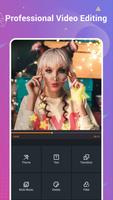 Video Editor with Song Clipvue پوسٹر