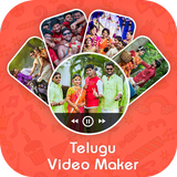 Telugu video maker & Telugu video status ícone