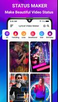 XVido Lyrical Video Status Maker - Video Maker poster