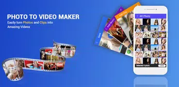 写真ビデオメーカーとビデオのテキスト：ビデオエディター