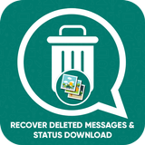 Recover deleted messages & status download 圖標