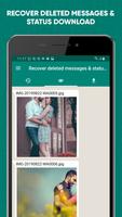 Recover deleted messages & status download اسکرین شاٹ 1