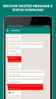 Recover deleted messages & status download اسکرین شاٹ 2