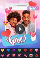 پوستر Love video maker with music an