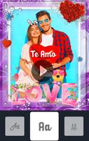 برنامه‌نما Love video maker with music an عکس از صفحه