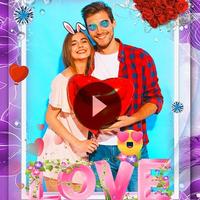 برنامه‌نما Love video maker with music an عکس از صفحه