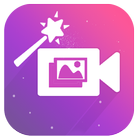 image to video - slideshow with music icon