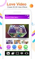 Video Photo Funimate Slideshow Maker with Music imagem de tela 1