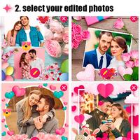 برنامه‌نما Love video maker with music عکس از صفحه