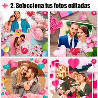 Video amor con fotos y musica captura de pantalla 1