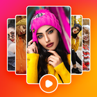 Photo Video Maker with Song أيقونة