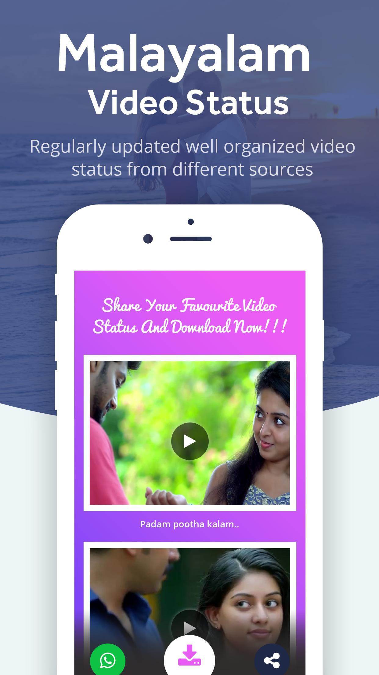 The description of Malayalam Video Status App.