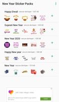 New Year Sticker for Whatsapp - WAStickerApps Poster