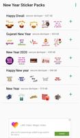 New Year Sticker for Whatsapp - WAStickerApps poster