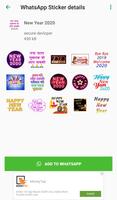 New Year Sticker for Whatsapp - WAStickerApps syot layar 3