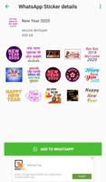 New Year Sticker for Whatsapp - WAStickerApps imagem de tela 3