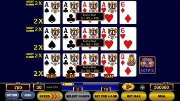 Ultimate X Poker™ Video Poker स्क्रीनशॉट 1