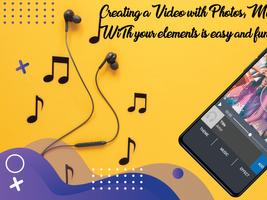 YouMaker Photo Video with Musi imagem de tela 2