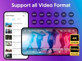 Videoplayer für alle Formate Plakat