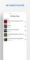 مشغل فيديو 4K الملصق