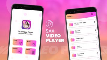 Sax Video Player - All Format HD Video Player 2020 پوسٹر
