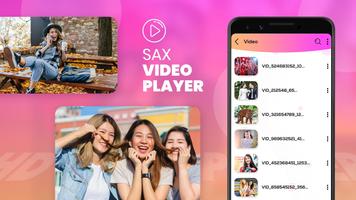 Sax Video Player - All Format HD Video Player 2020 capture d'écran 2