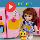 Doll & toys with baby videos آئیکن