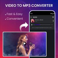 Vidéo en MP3: Extracteur Audio Affiche