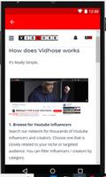 VidHose - Influencer Marketing Platform capture d'écran 2