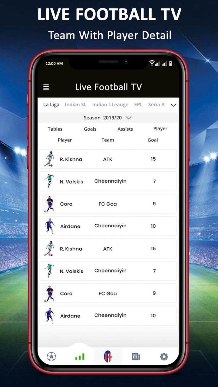 Live Football TV : Live Score Update APK pour Android Télécharger